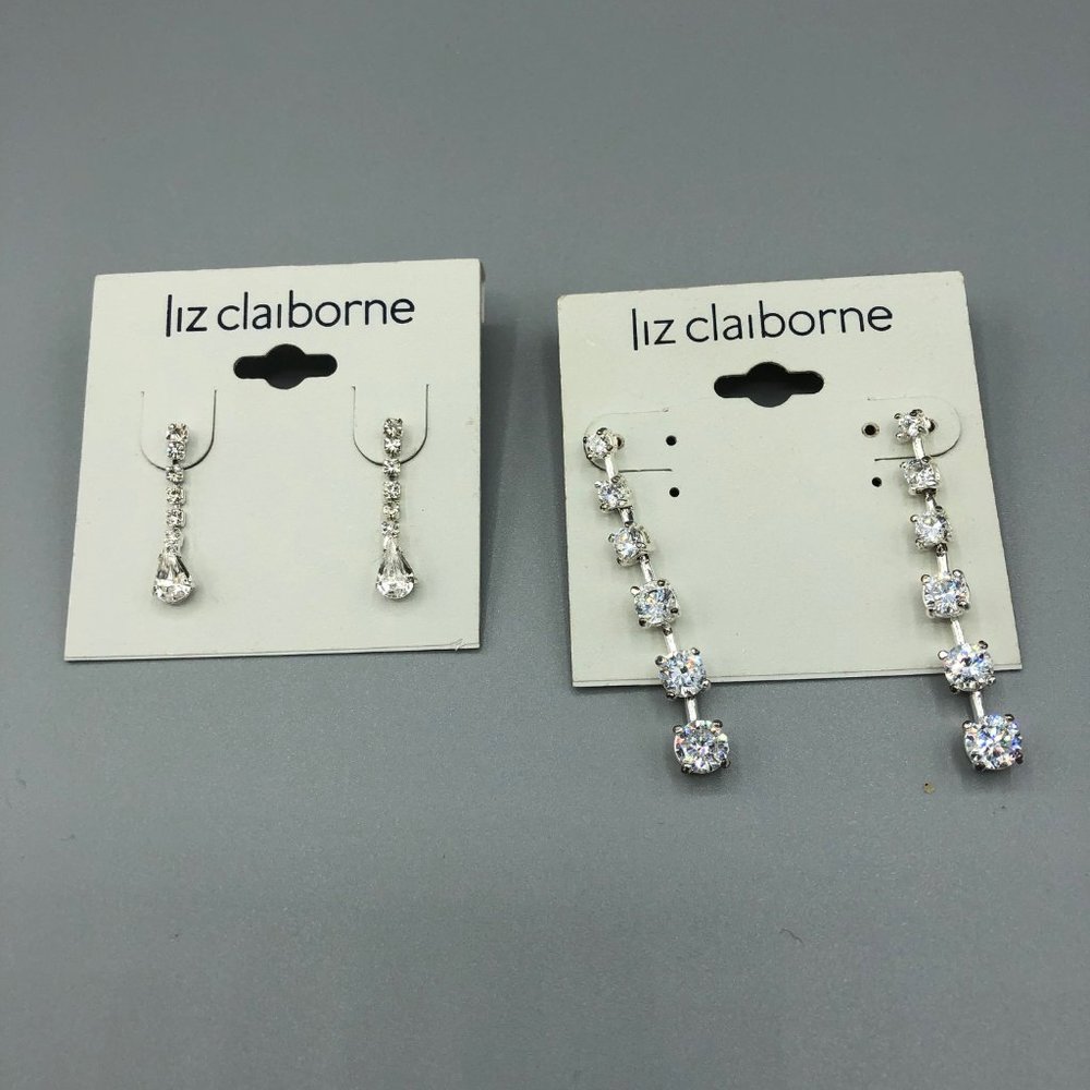 Liz Claiborne Cubic Zirconia Earrings Bundle